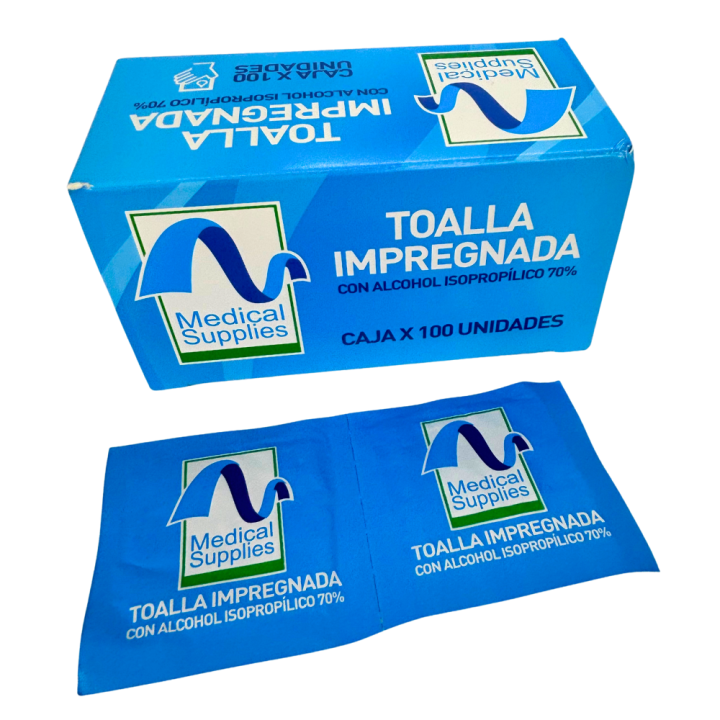 Toallitas con alcohol Isopañil