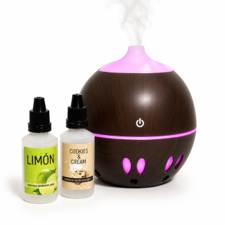 Humidificador Aromático LED Redondo