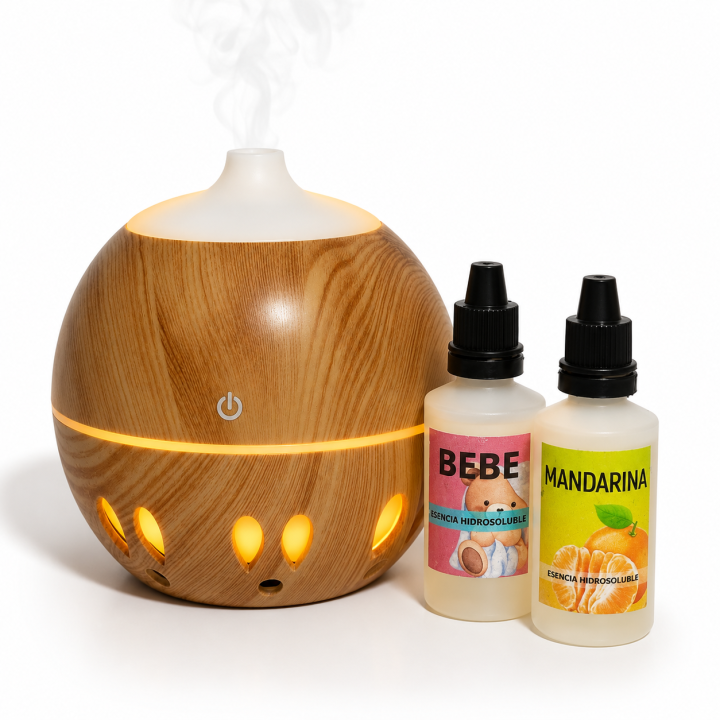 Humidificador Aromático LED Redondo